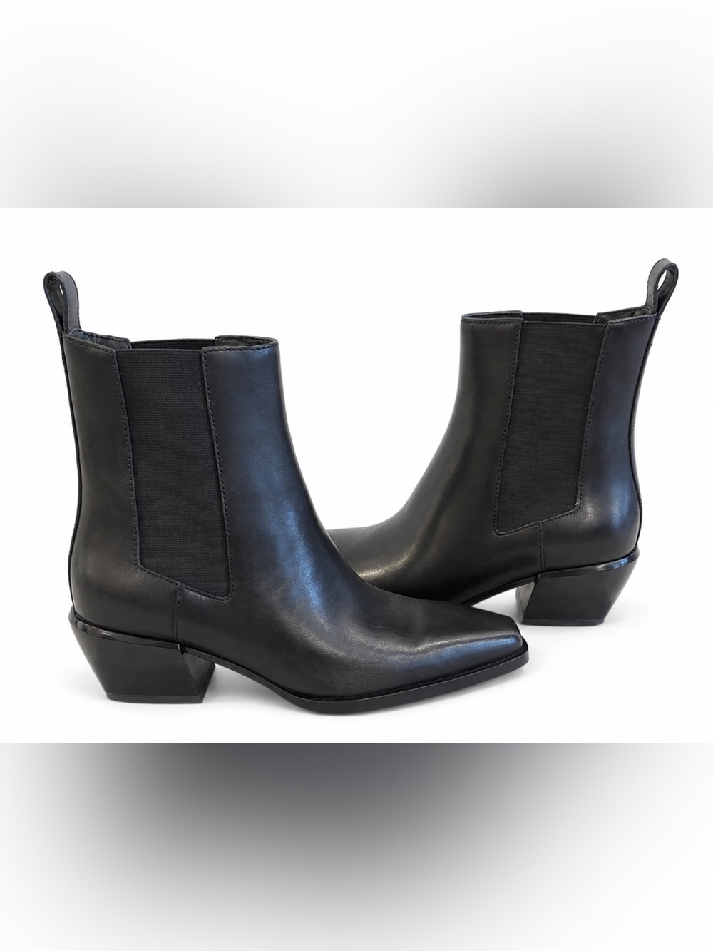 Rag & Bone Joni Chelsea Boots Black Leather Pointed Toe Women’s US 6 NIB $498